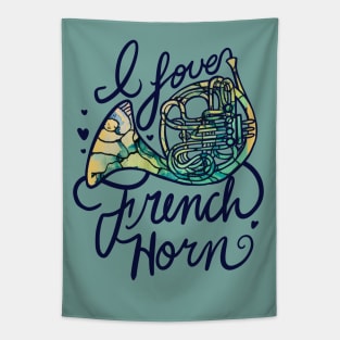 I love french horn Tapestry