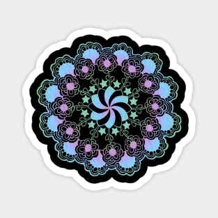 Bright & Colorful Mandala Magnet