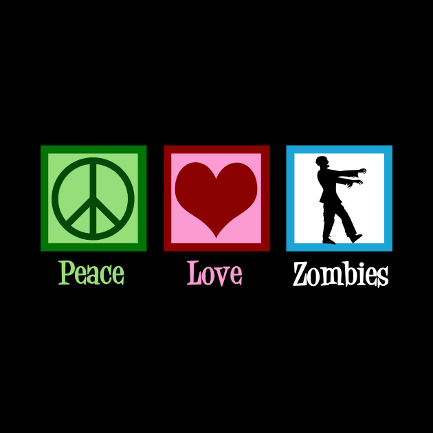 Peace Love Zombies by epiclovedesigns