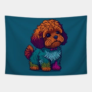 Cavapoo Portrait Tapestry