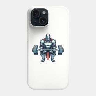 armored knight weightlifting Phone Case