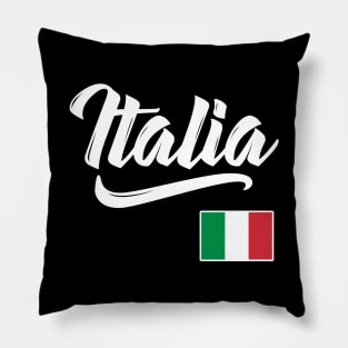 Italian Flag Italy Italian Italiano Heritage Pillow