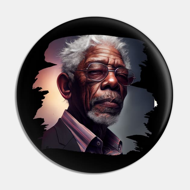 Morgan Freeman Pin by Pixy Official