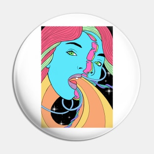 Psychedelic Vibes Pin