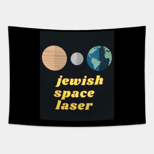 jewish space laser t shirt Tapestry