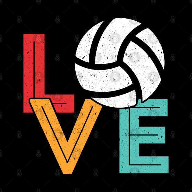 I love volleyball Vintage by FabulousDesigns