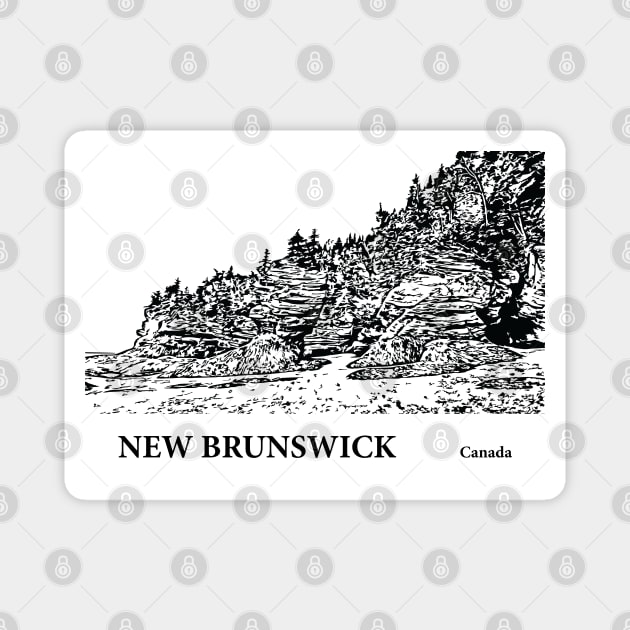New Brunswick Canada Magnet by Lakeric