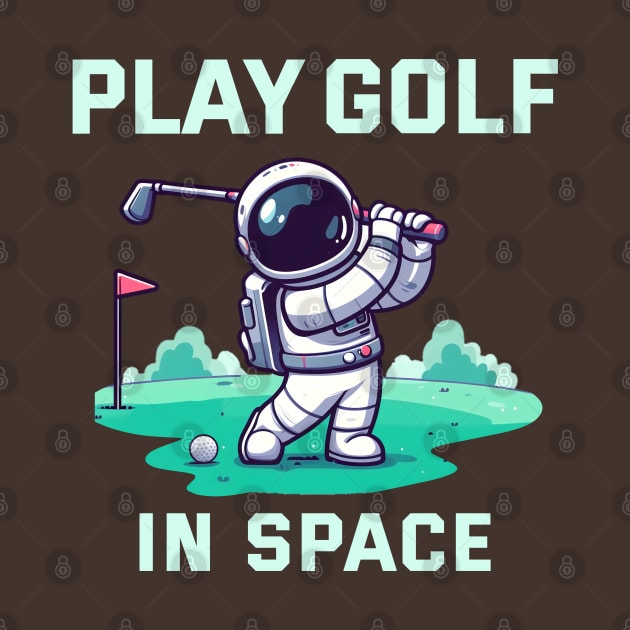 Playing golf in Space - Play with Astro by mirailecs