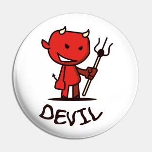 Halloween Devil Pin