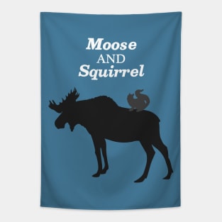 Supernatural Moose and Squirrel Tapestry