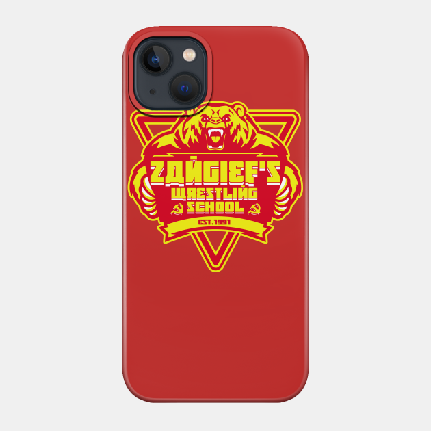 Zangief's wrestling school - Popular - Phone Case