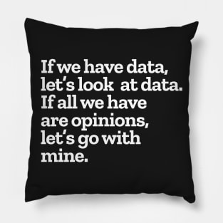 Funny Data Science Analytics Pillow