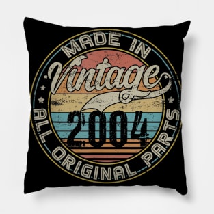 Classic 16th Birthday Gift For Men Women Vintage 2004 Pillow