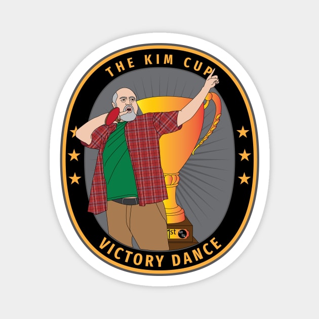 Kim's Convenience Appa Victory Dance Magnet by AltTabStudio