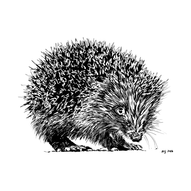 Hedgehog by WendiStrangFrost