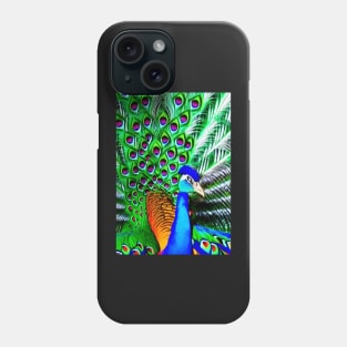 COLORFUL AND STUNNING SURREAL PEACOCK Phone Case