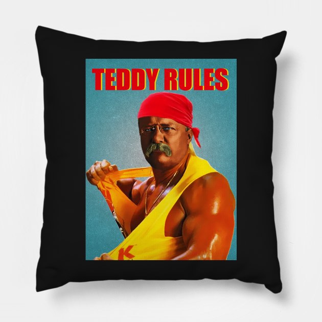 Teddy Roosevelt rules 26th US president Teddy Brosevelt Pillow by Captain-Jackson