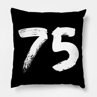 Number 75 Pillow