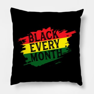 Black Every Month, Black History, Black Lives Matter, African American Pillow