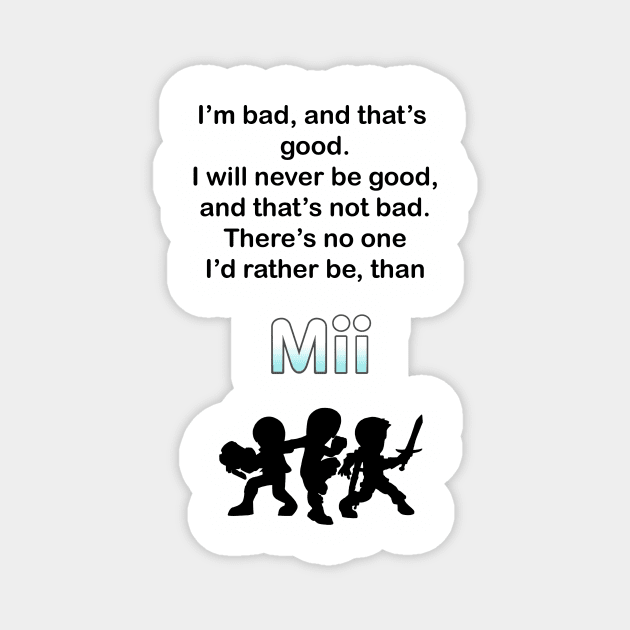 Rather be Mii Magnet by Ashirtdesigns