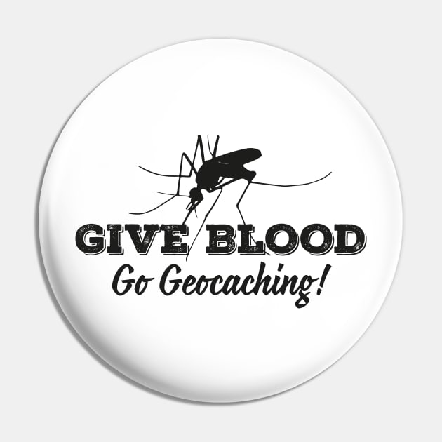 Give blood geocaching Pin by nektarinchen