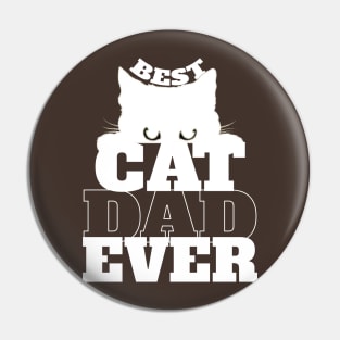 Cat Dad Day Pin