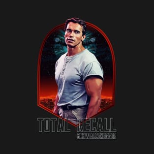 Arnold Schwarzenegger Total Recall Inspired Fan Art Design T-Shirt