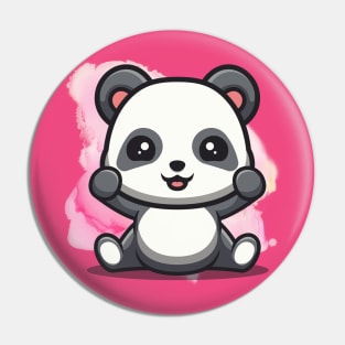 Cute Baby Panda - Adorable Panda - Kawaii Panda Pin