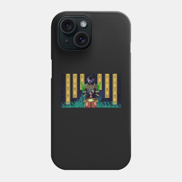 Afrofuturism: Agu Owuru by Sirius Ugo Art Phone Case by uchenigbo