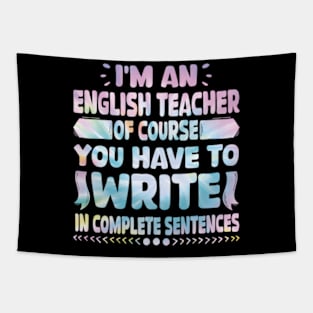 English Teacher Linguistics Grammar Professor Writer Editor Tapestry