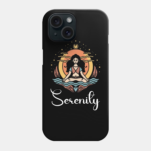 A Girl find Serenity Phone Case by Qasim