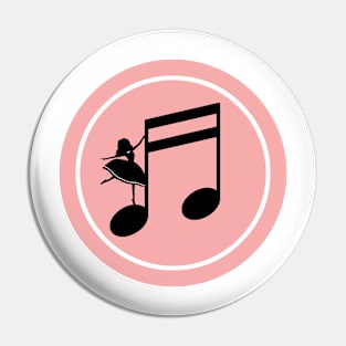 DANCE WITH MUSIC Pin