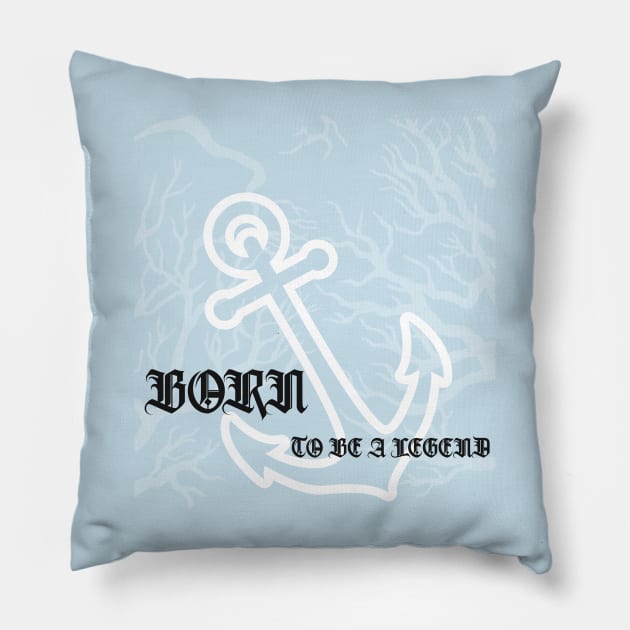 Born to be a legend Pillow by Hala-store1