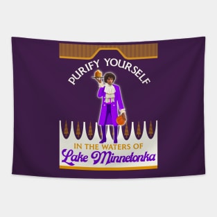 Purify Yourself In The Waters Of Lake Minnetonka (Dark) Tapestry