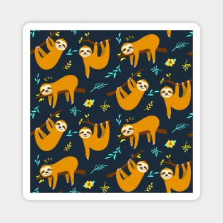 Lazy Sloth Days Magnet