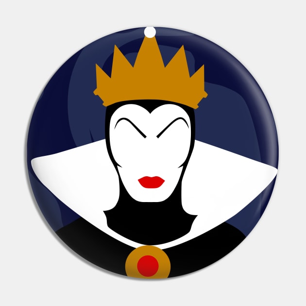 Minimal Evil Queen Pin by PaprikaPanda