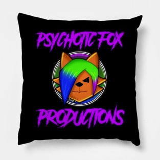 PsychoticFoxProductions Logo Pillow