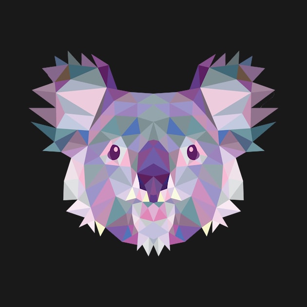 Fractal Koala Bear by SandiTyche