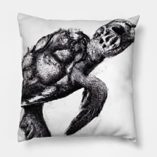 Ink Turtle Pillow