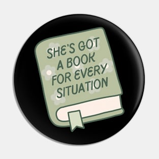 she's got a book for every situation green book Pin
