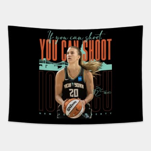 Sabrina Ionescu You Can Shoot Tapestry