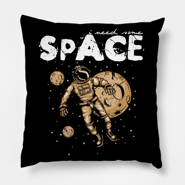 I Need Some Space Pillow by EddieBalevo