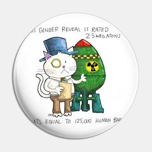 Dapper Cat - Gender Reveal Pin