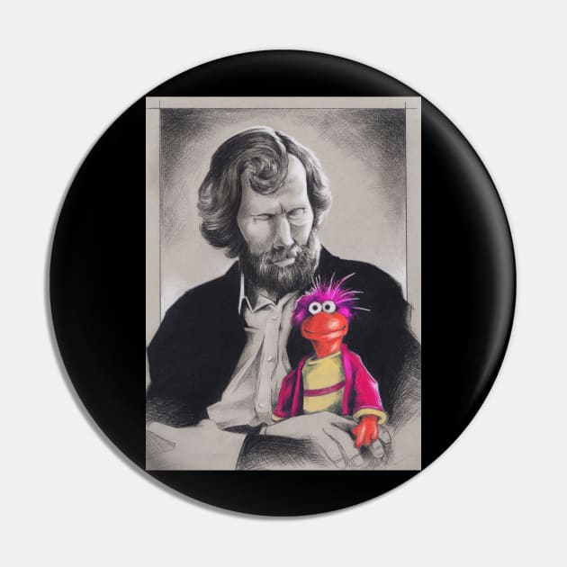 Jim Henson and Gobo Pin by EdsThreads