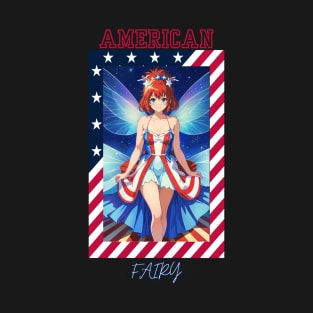 American Fairy Girl (002) T-Shirt