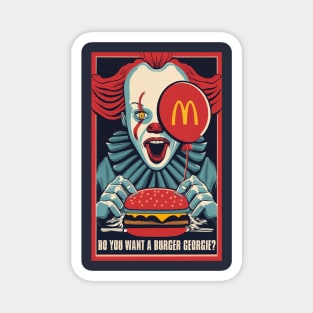 BURGER CLOWN Magnet