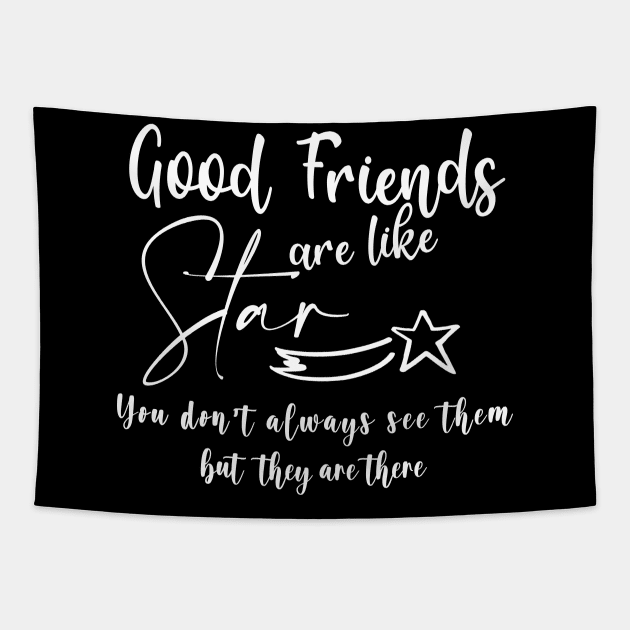 Good Friendship BFF Best Friend Gift Tapestry by Wesley Mcanderson Jones