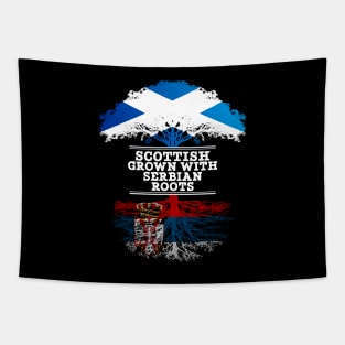 Scottish Grown With Serbian Roots - Gift for Serbian With Roots From Serbia Tapestry