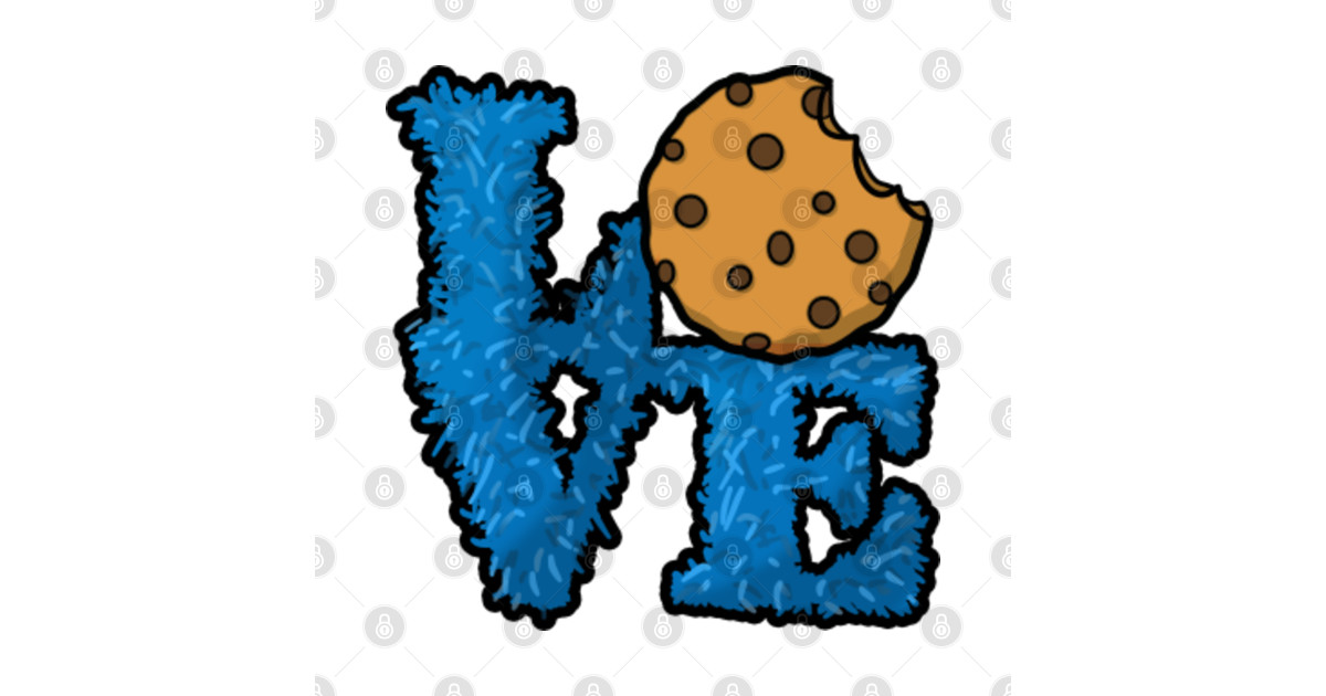 Love cookies Cookie Monster TShirt TeePublic