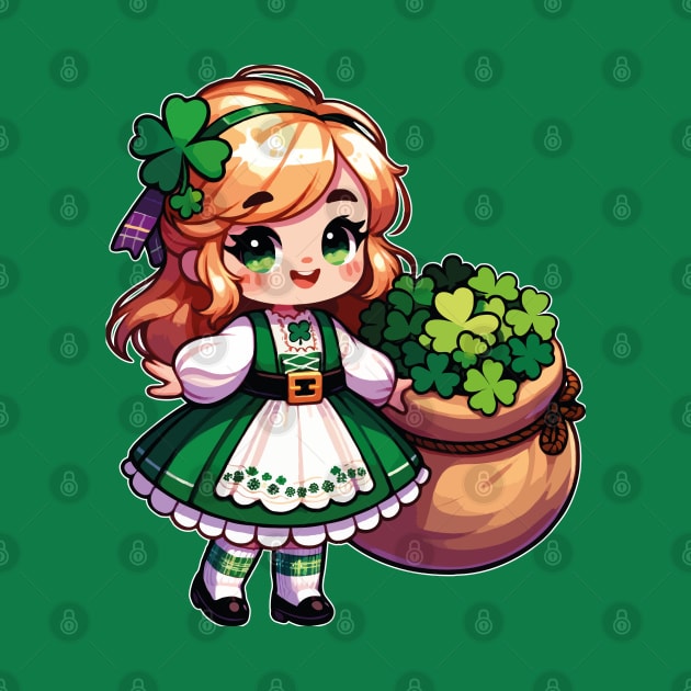 A Irish Girl In St Patrick Day by ArtworksByKris